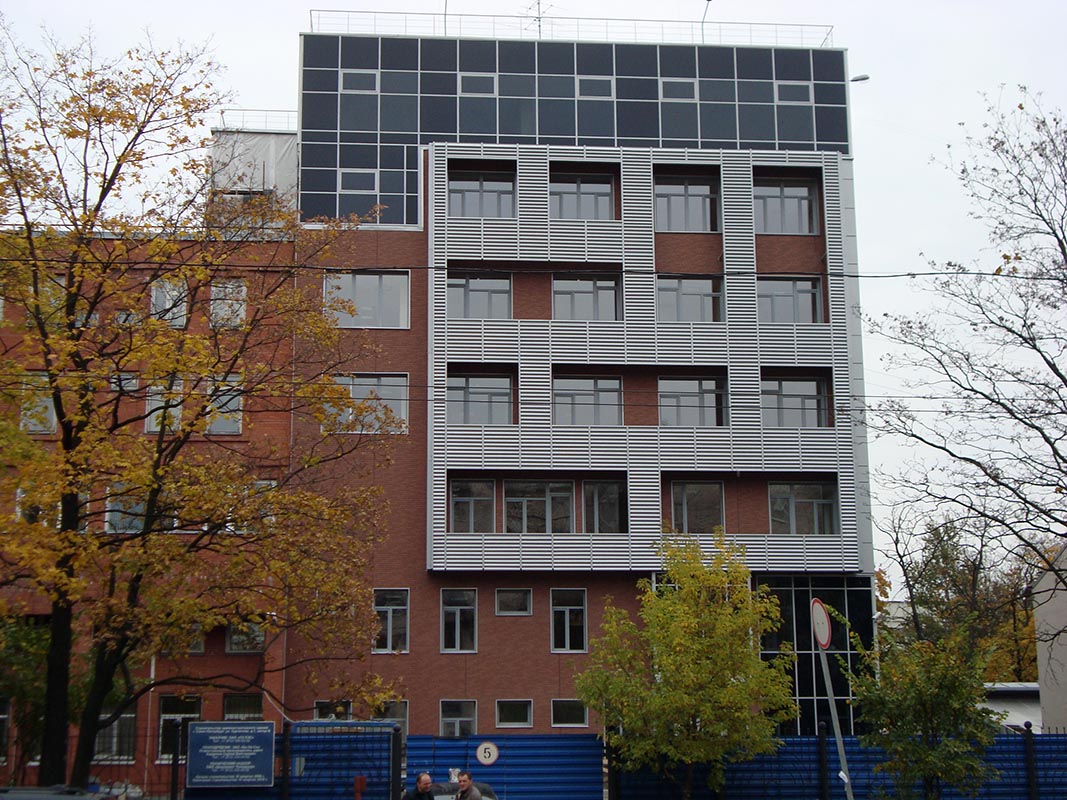 Проектирование и производство вентилируемого фасада для БЦ РАО ЕС